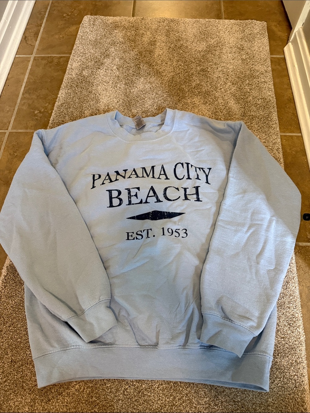 🛍️Panama City Beach Light Blue Crewneck Sweatshirt